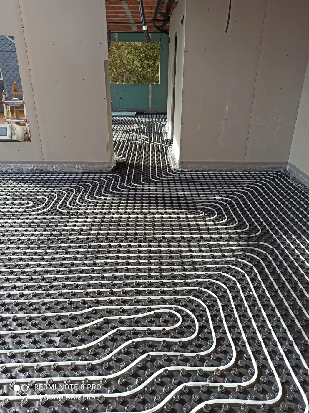 Suelo radiante en vivienda unifamiliar